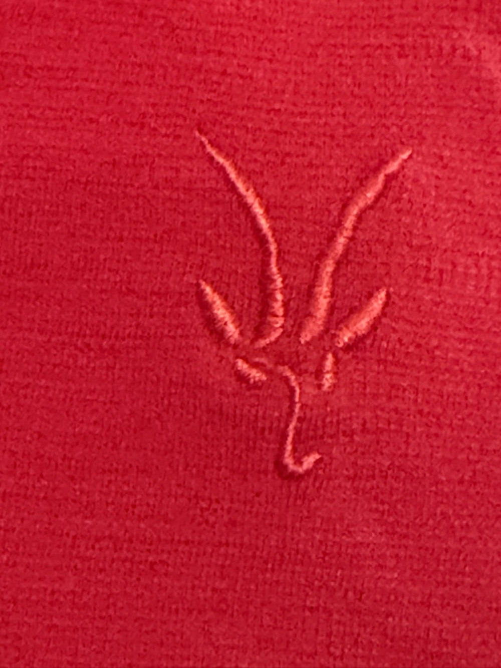 Ibex red merino WM's size large jacket w details